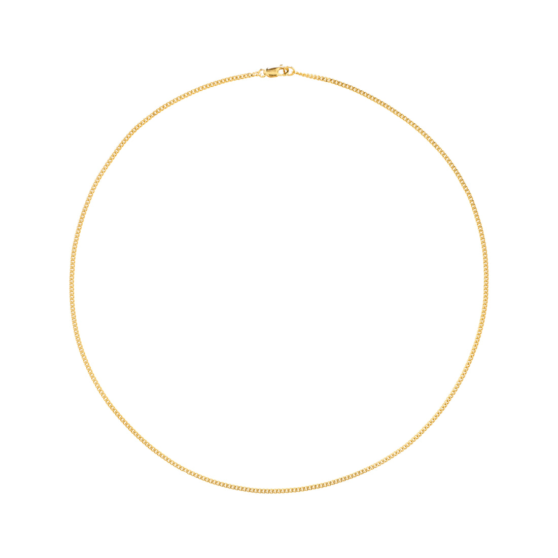 xDEA Beam Recycled Curb Chain Necklace 43 cm