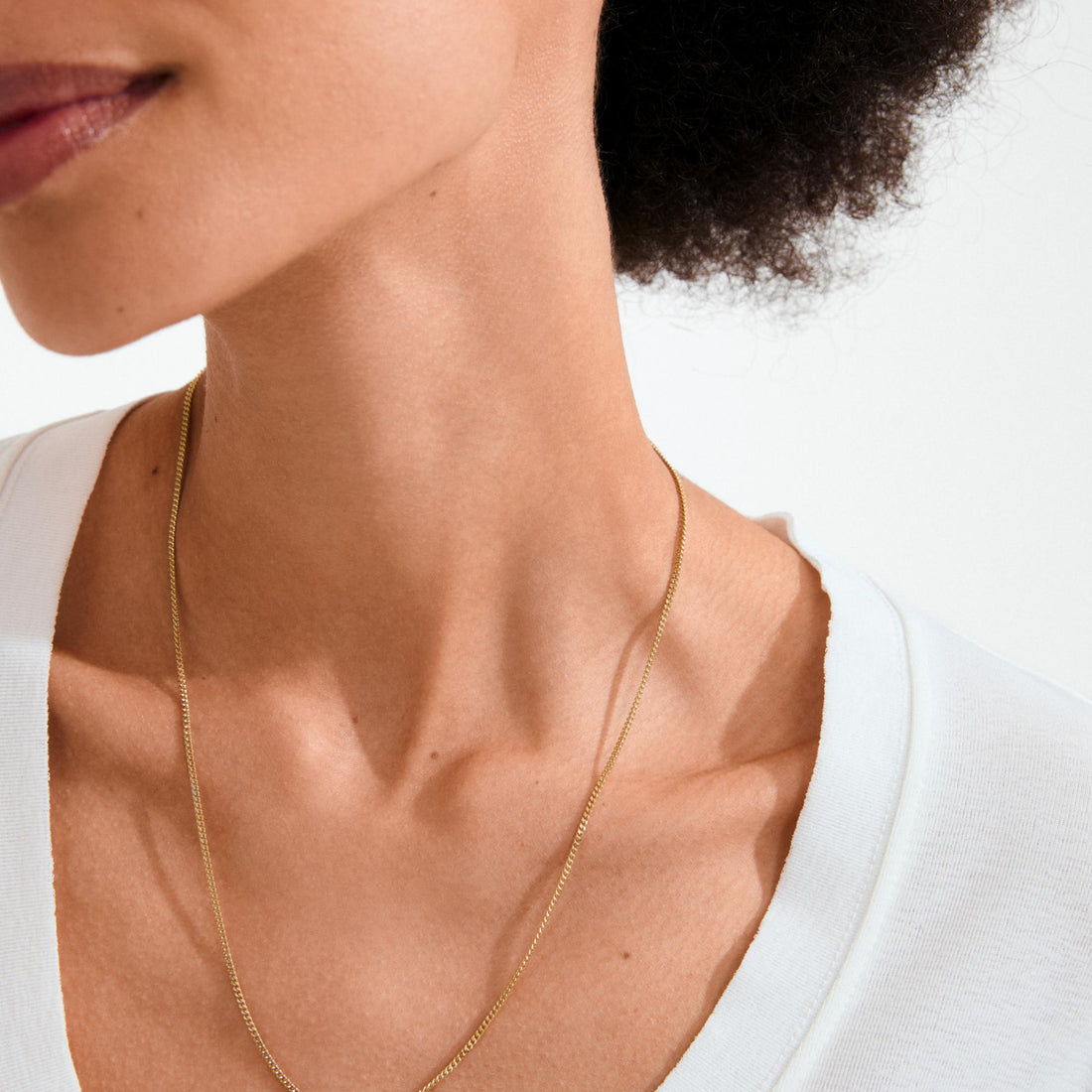 xDEA Beam Collier chaîne gourmette recyclé 50 cm