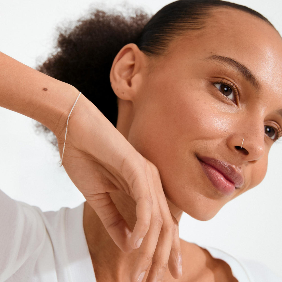 xDEA Beam Bracelet chaîne gourmette fine recyclé 17 cm