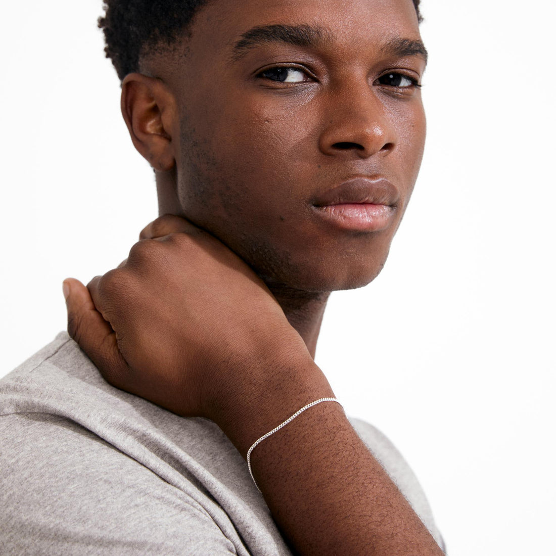 xDEA Beam Bracelet chaîne gourmette recyclé 18,5 cm