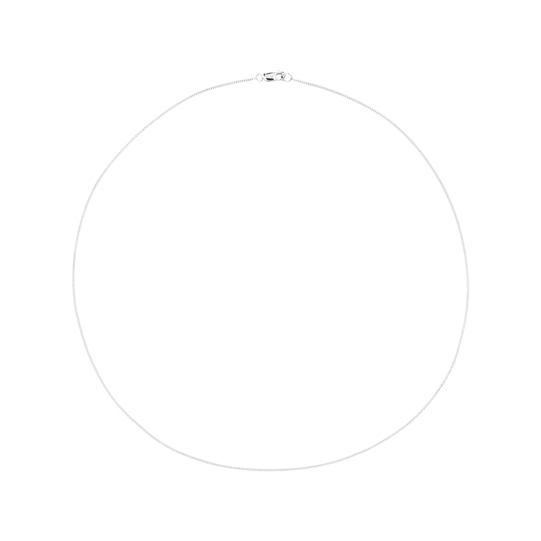 xDEA Beam Collier chaîne gourmette fine recyclé 42 cm