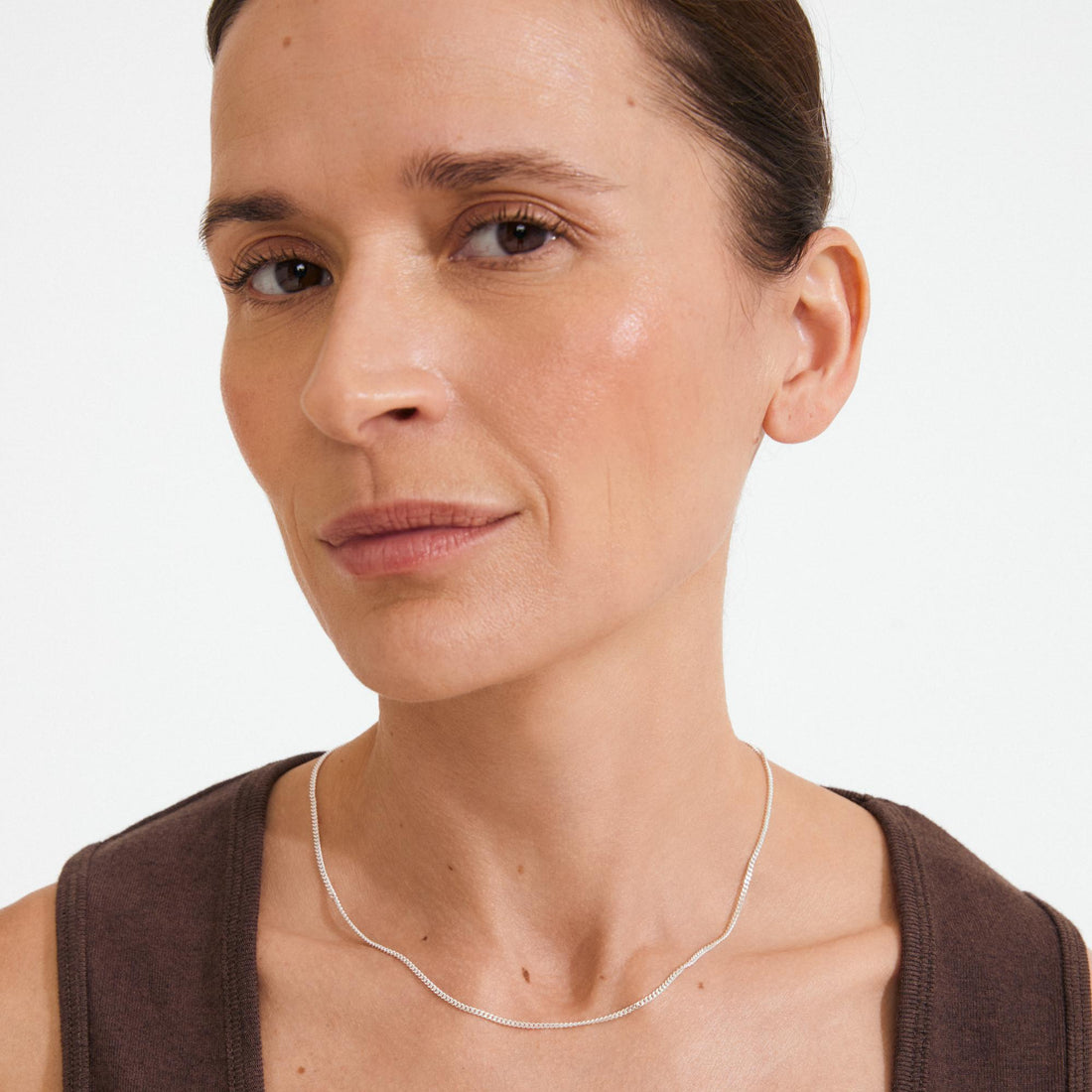 xDEA Beam Collier chaîne gourmette recyclé 43 cm