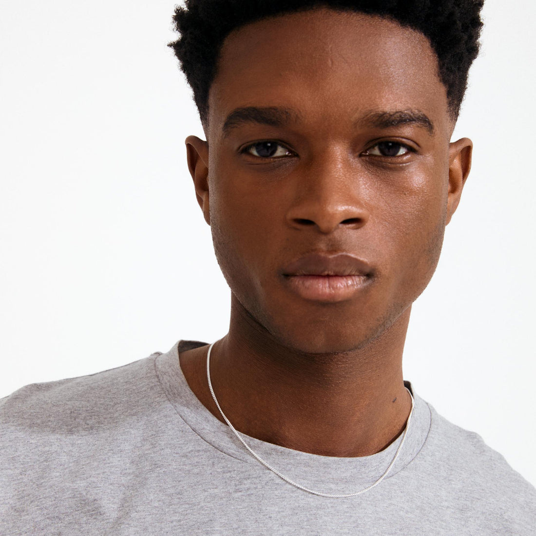 xDEA Beam Collier chaîne gourmette recyclé 50 cm