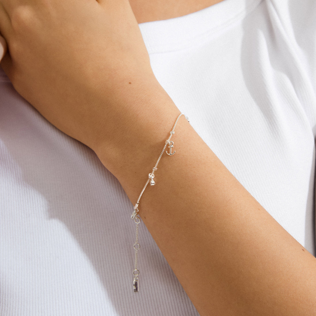 ANET crystal charms bracelet