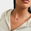 MAEVE Recycled Red Heart Pendant Necklace 2-in-1 Set