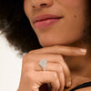 EMMETT recycled crystals heart ring