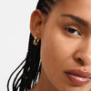 KIRA recycled crystal hoop earrings