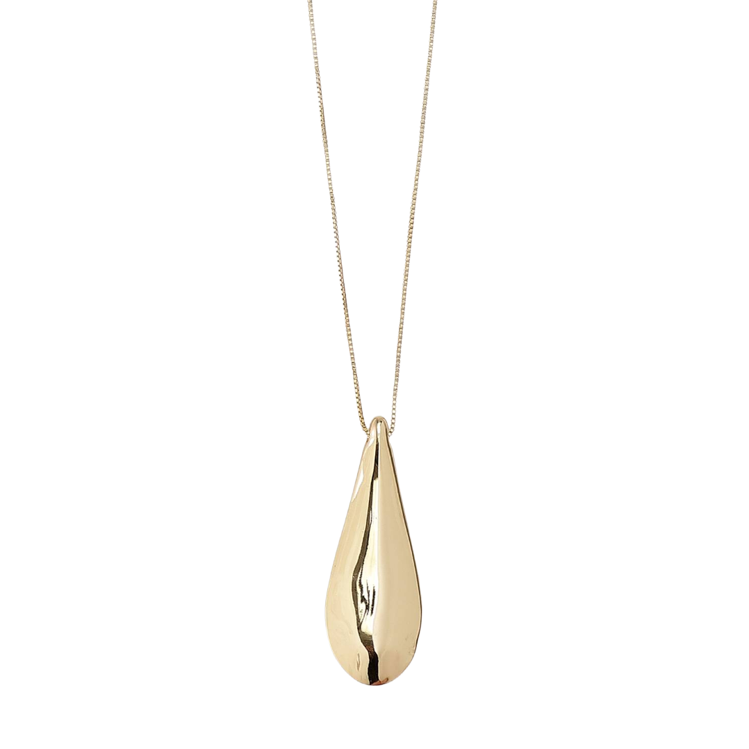 ALMA recycled teardrop pendant necklace