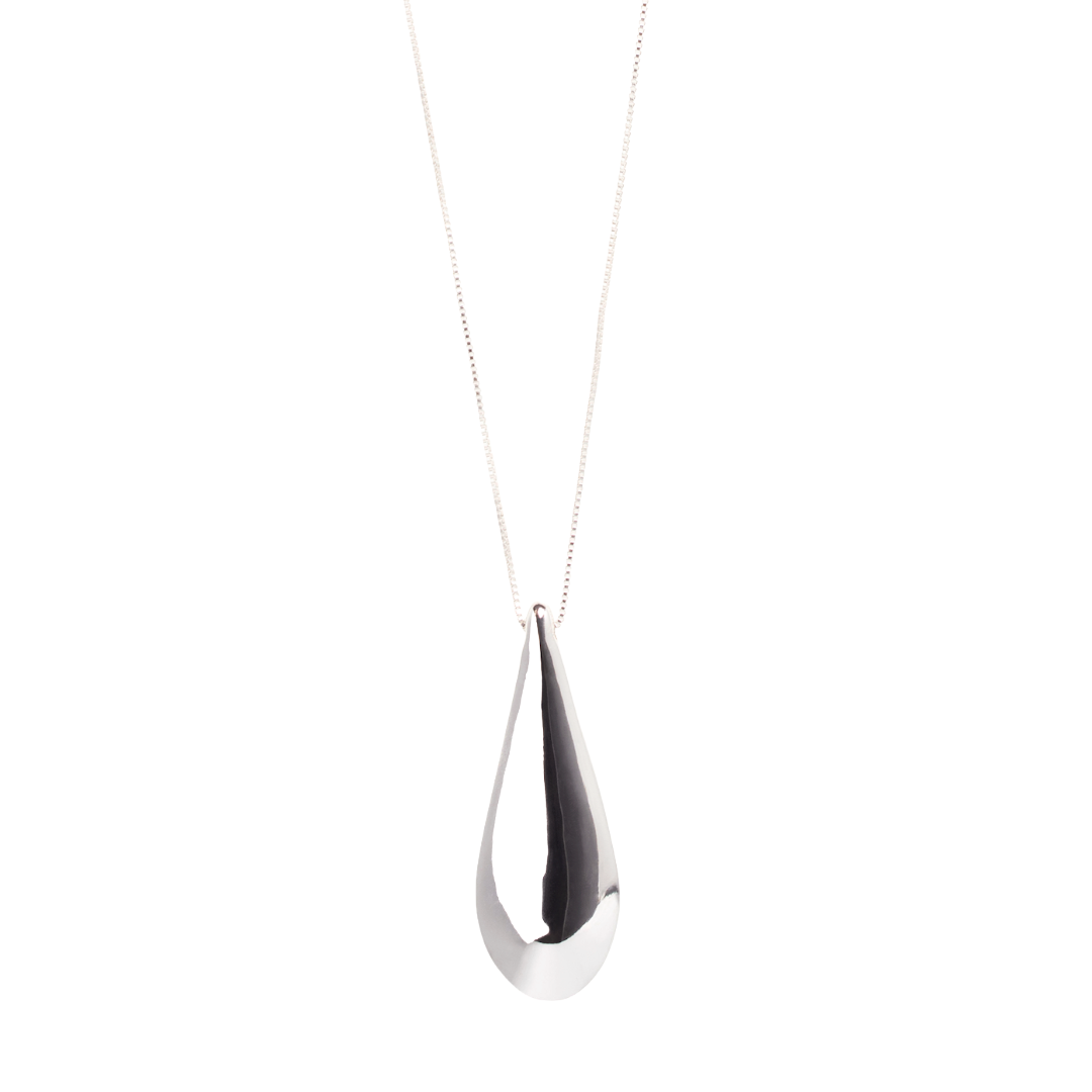 ALMA recycled teardrop pendant necklace