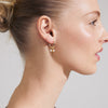 PRUCENCE Recycled Charm Hoop Earrings