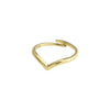 Lulu Recycled Wishbone Ring