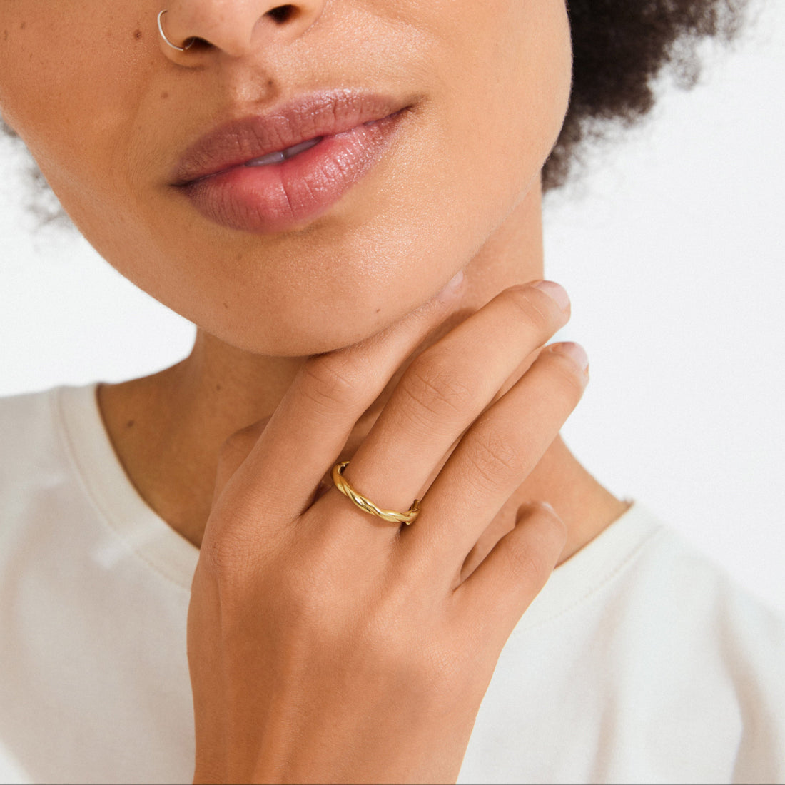 Bague Lulu torsadée recyclée