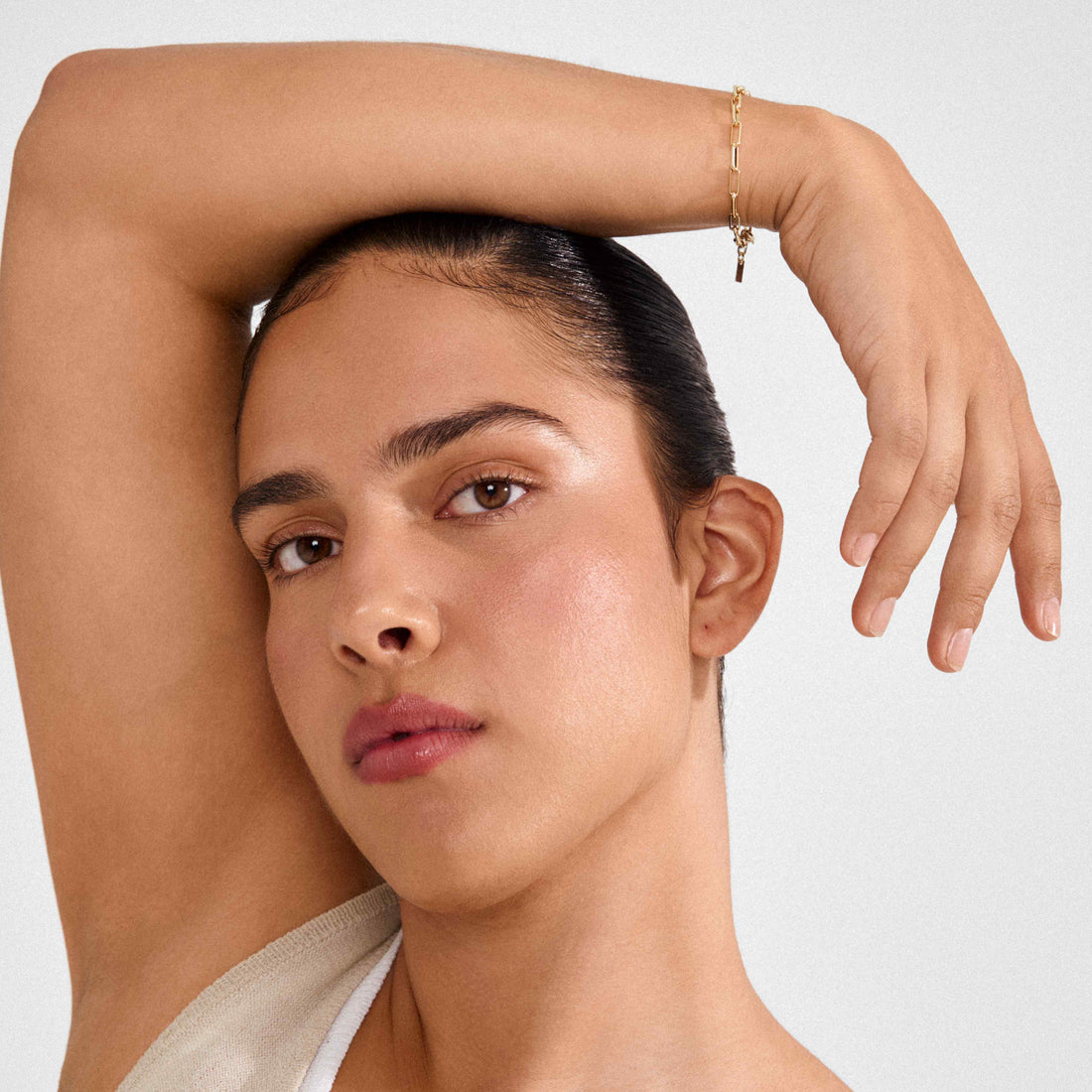 Ronja Recycled Paperclip Chain Bracelet