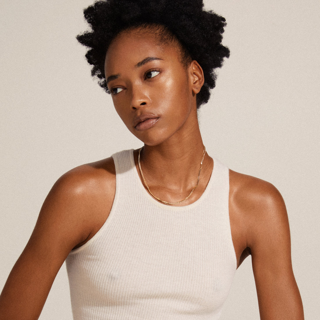 MILLE crystal layered necklace 2-in-1