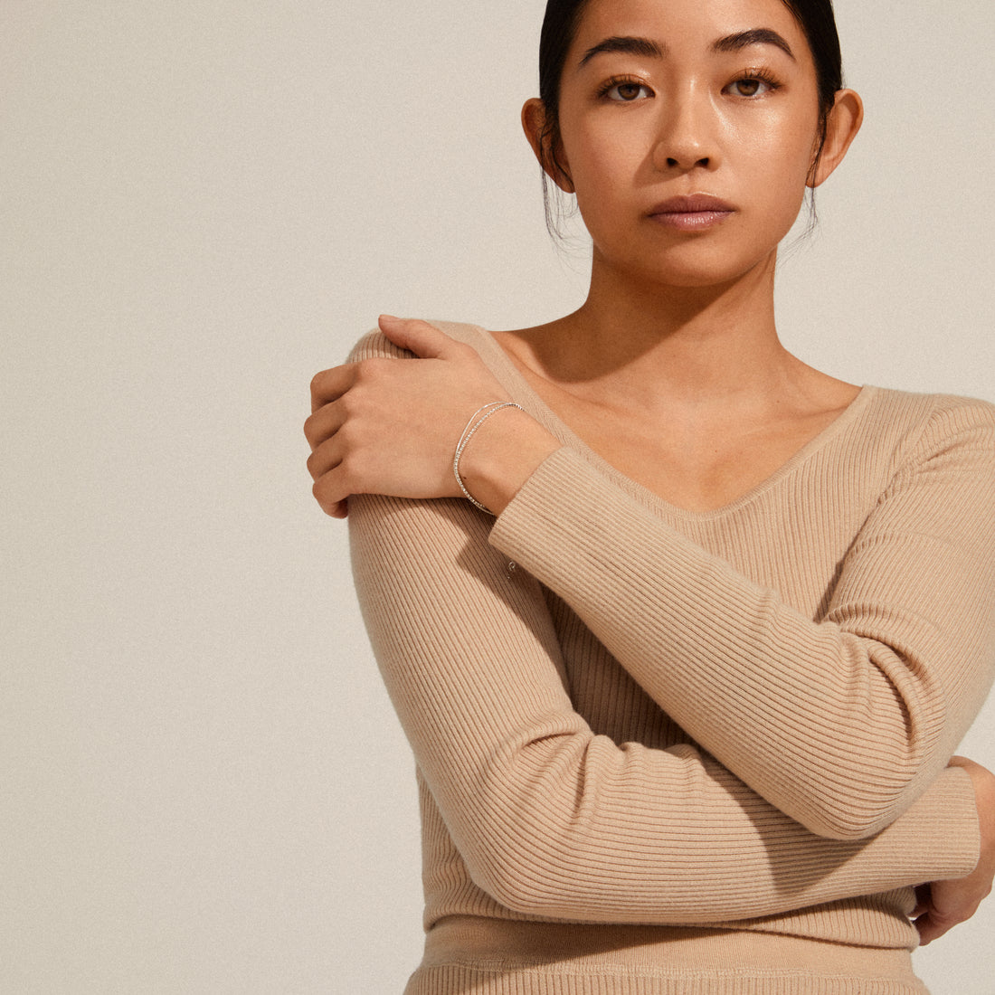 MILLE bracelet cristaux 2-en-1