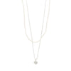 ARLET Collier microperles et pendentif en coeur, 2-en-1