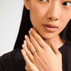 LULU recycled bow stack ring
