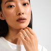 LULU recycled magic pearls stack ring