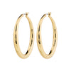 PILGRIM JORUN recycled large hoop earrings 