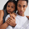 HARRISON recycled chunky rings 2-in-1 set