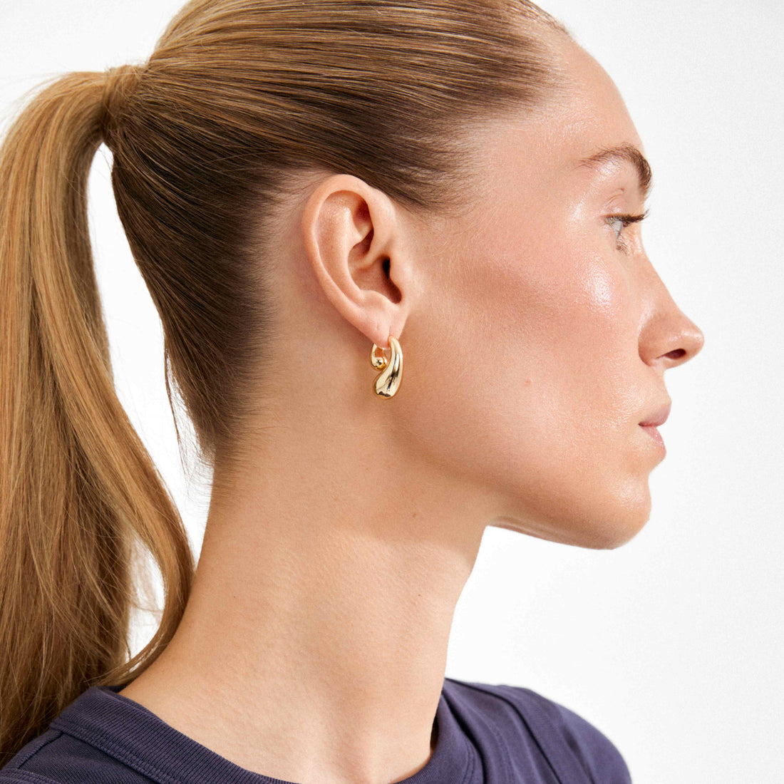 JENNINGS recycled double drop earrings