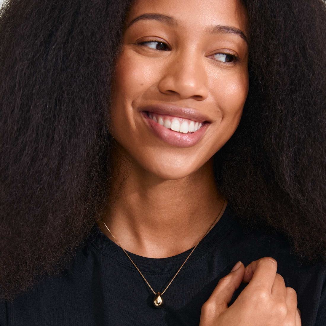 KAISYN COLLIER PENDENTIF GOUTTE RECYCLÉ