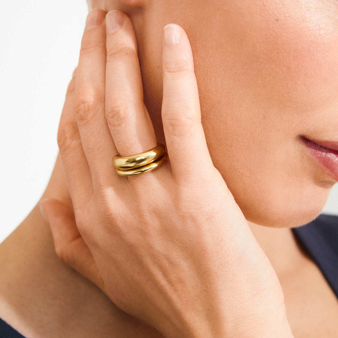 KAISYN recycled stackable rings 2-in-1
