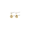 TINA recycled crystal & pearl studs