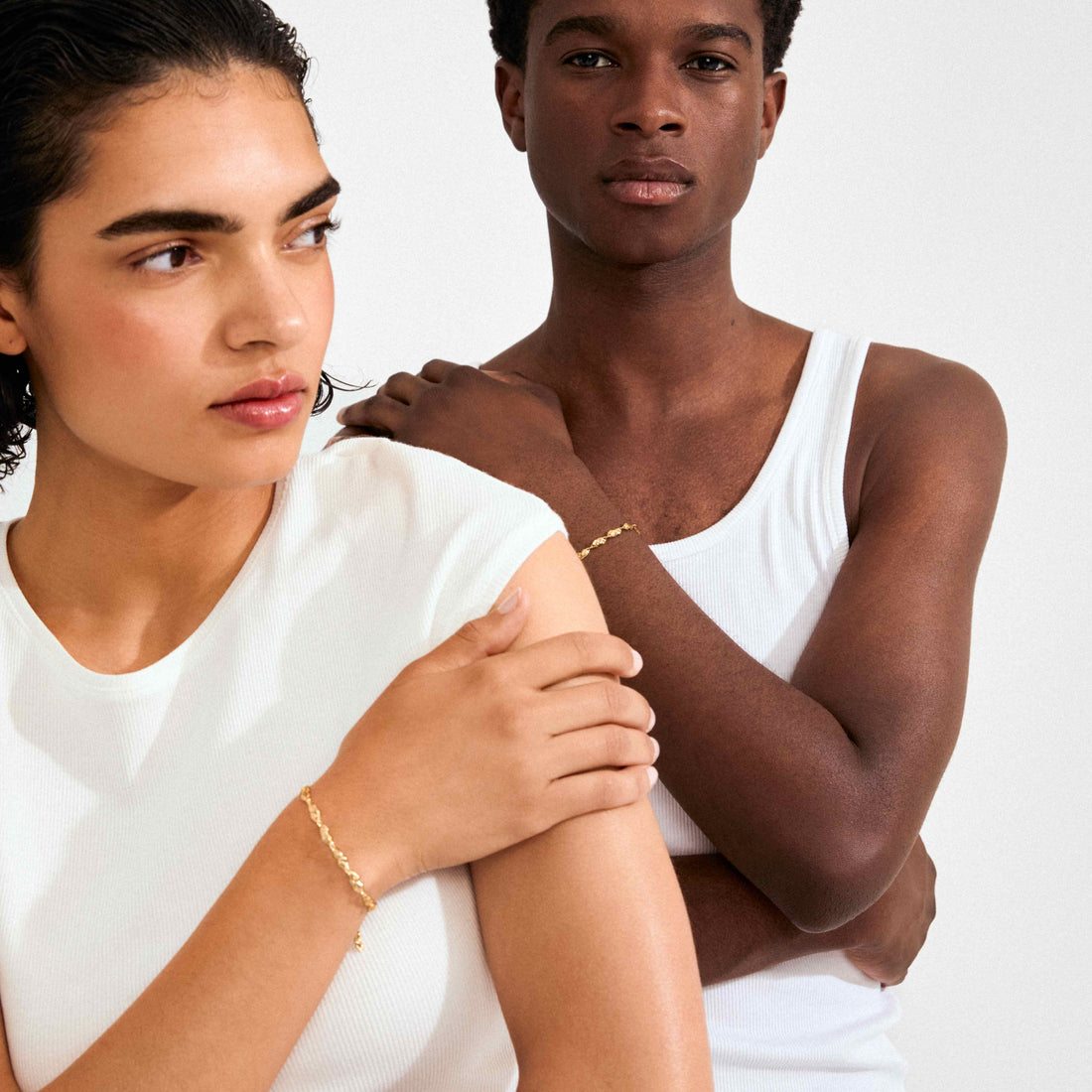 ELIYAH bracelet texturé recyclé