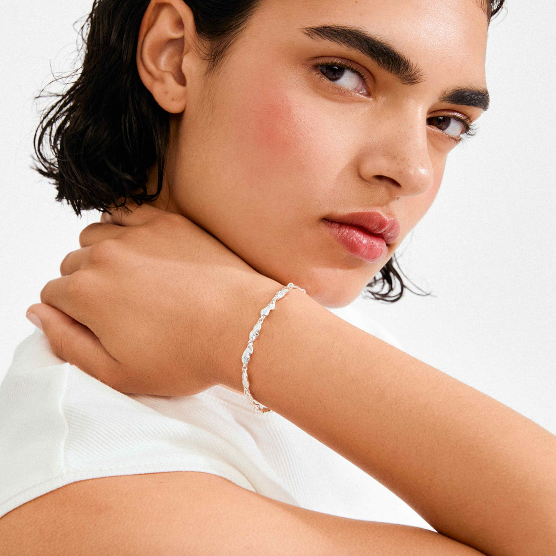 ELIYAH bracelet texturé recyclé