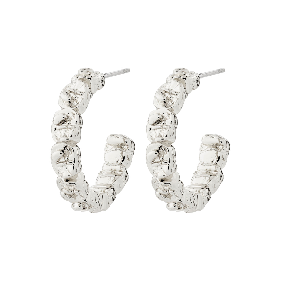 SCOTTIE Recycled Textured Hoop Earrings