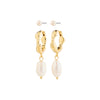 PILGRIM JONNE pearl earrings 2-in-1 set 