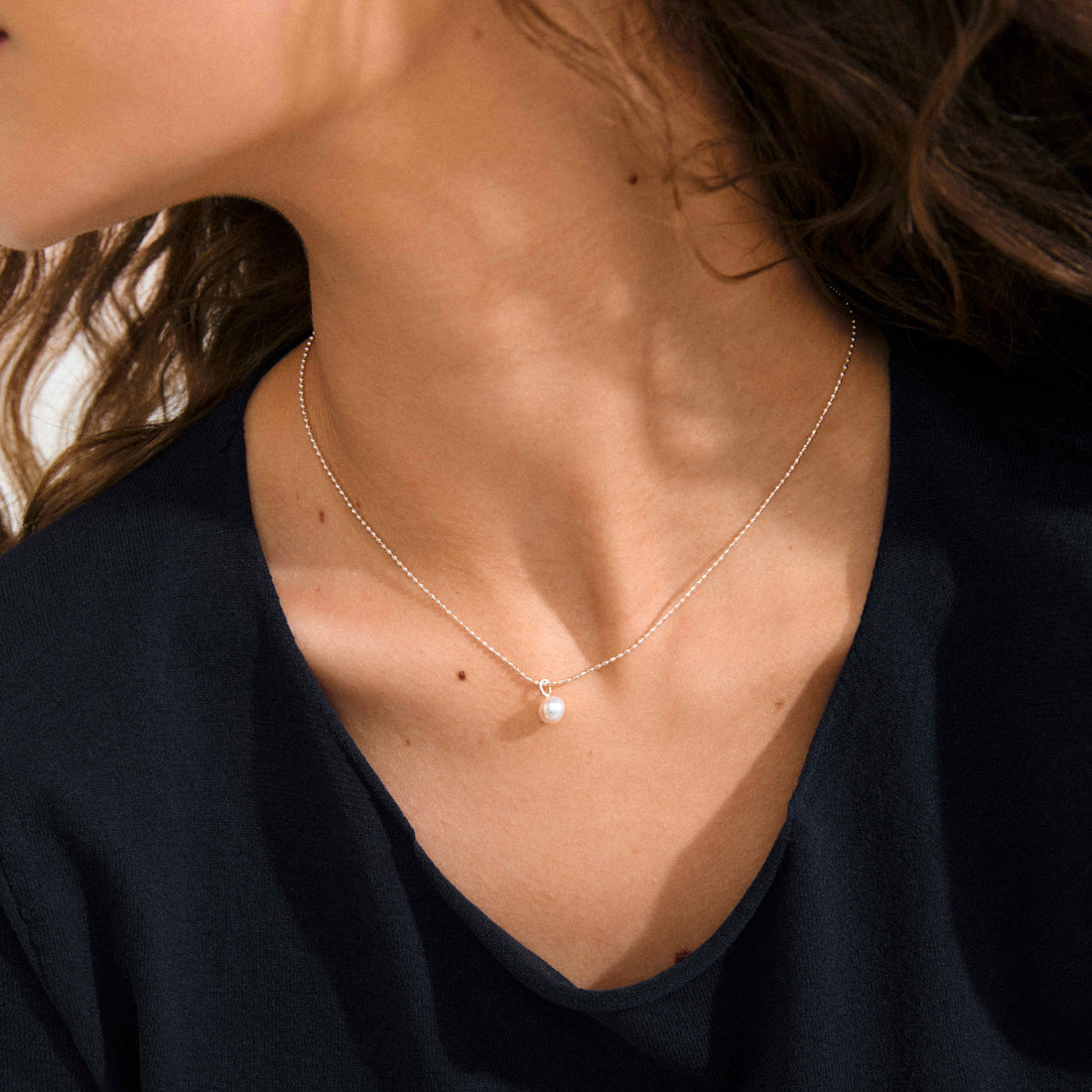 HADLEY recycled freshwater pearl necklace