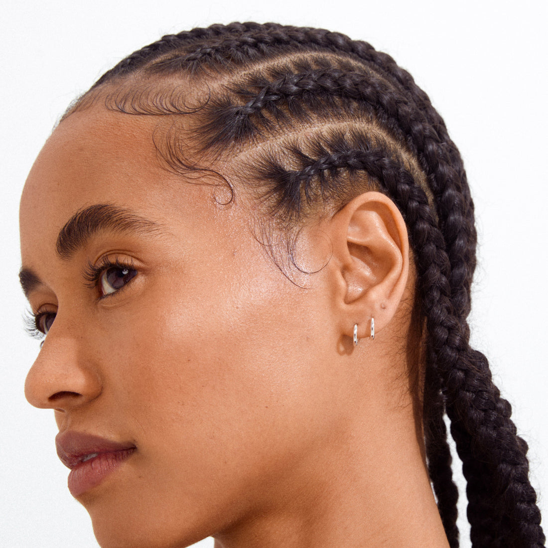 Eanna Recycled Huggie Hoops 10mm