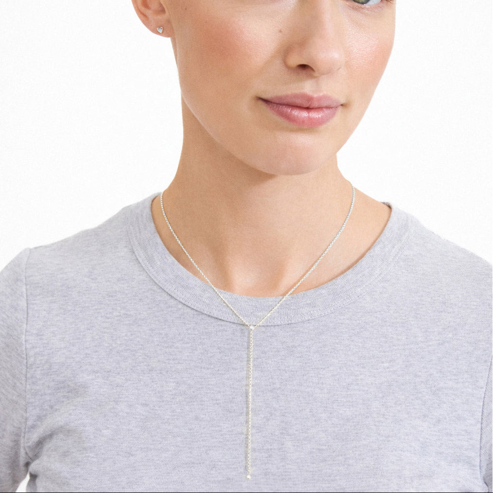 LUMI collier en Y cristaux recyclé