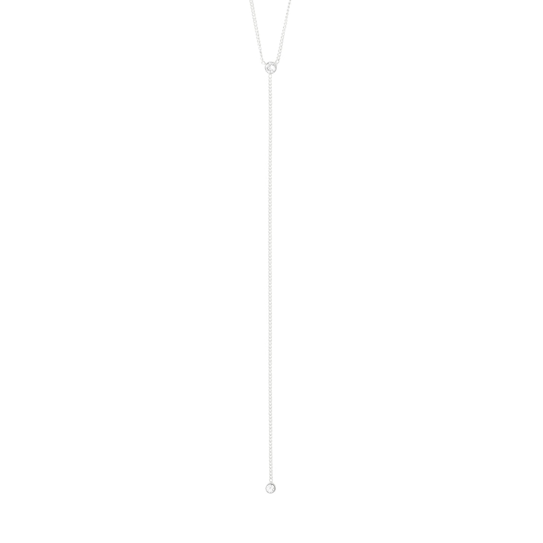 LUMI collier en Y cristaux recyclé