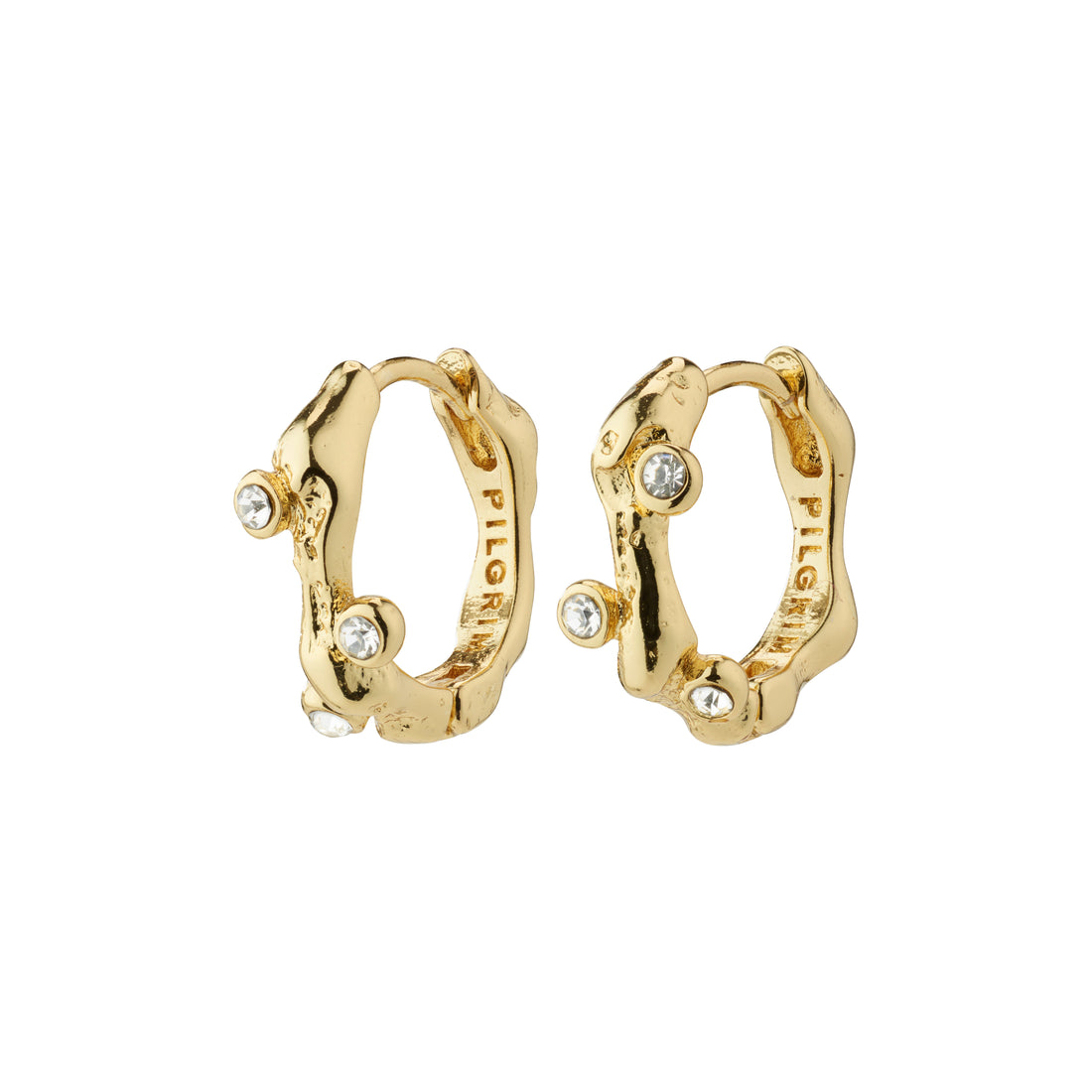 HERMIONE RECYCLED CRYSTAL HOOPS