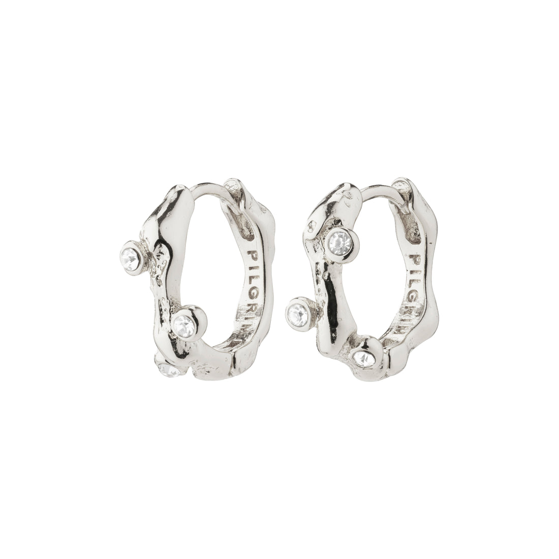 HERMIONE RECYCLED CRYSTAL HOOPS