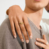 AIKO recycled wavy ring