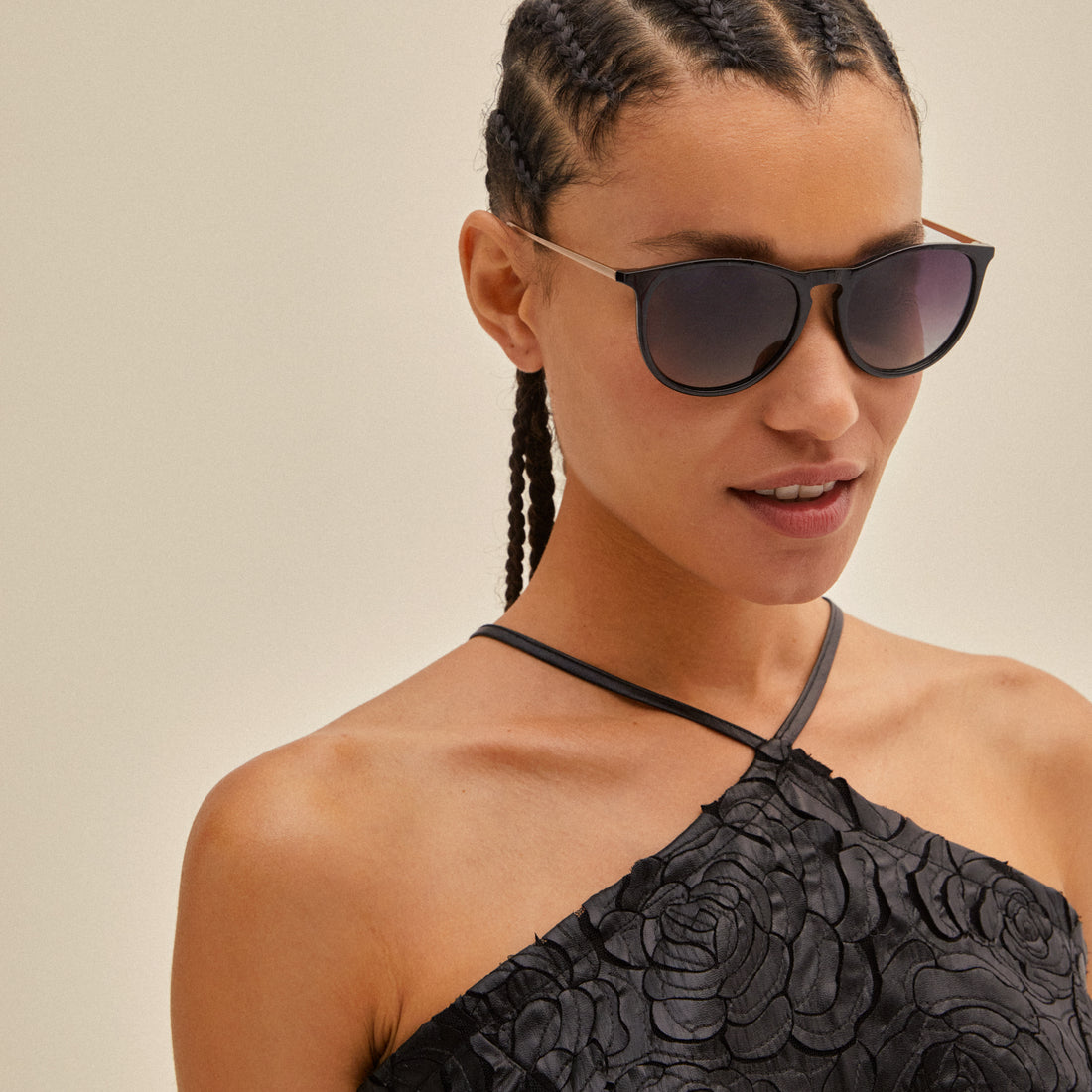 Lunettes de soleil Pilgrim Vanille Gris