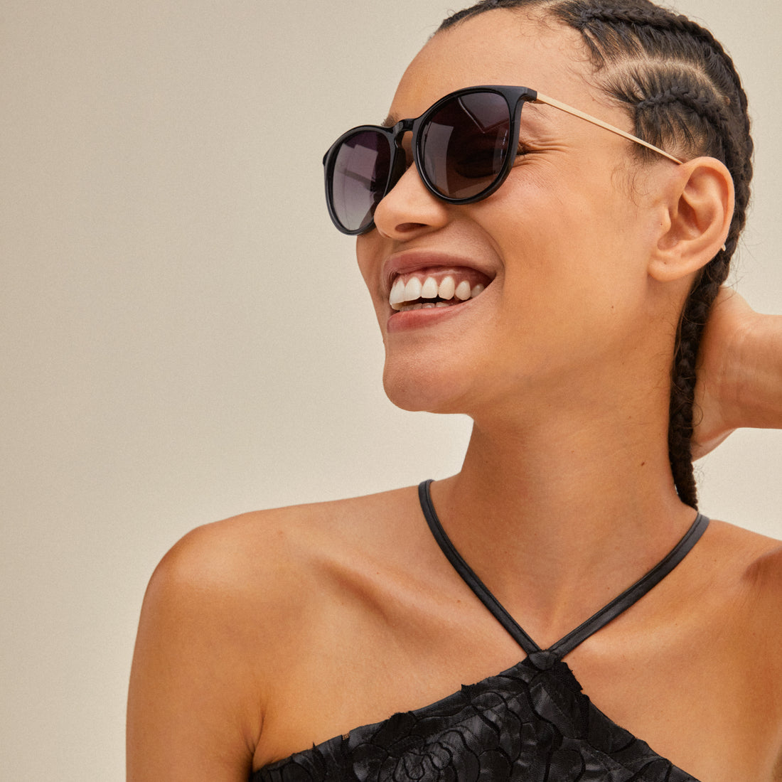 Lunettes de soleil Pilgrim Vanille Gris