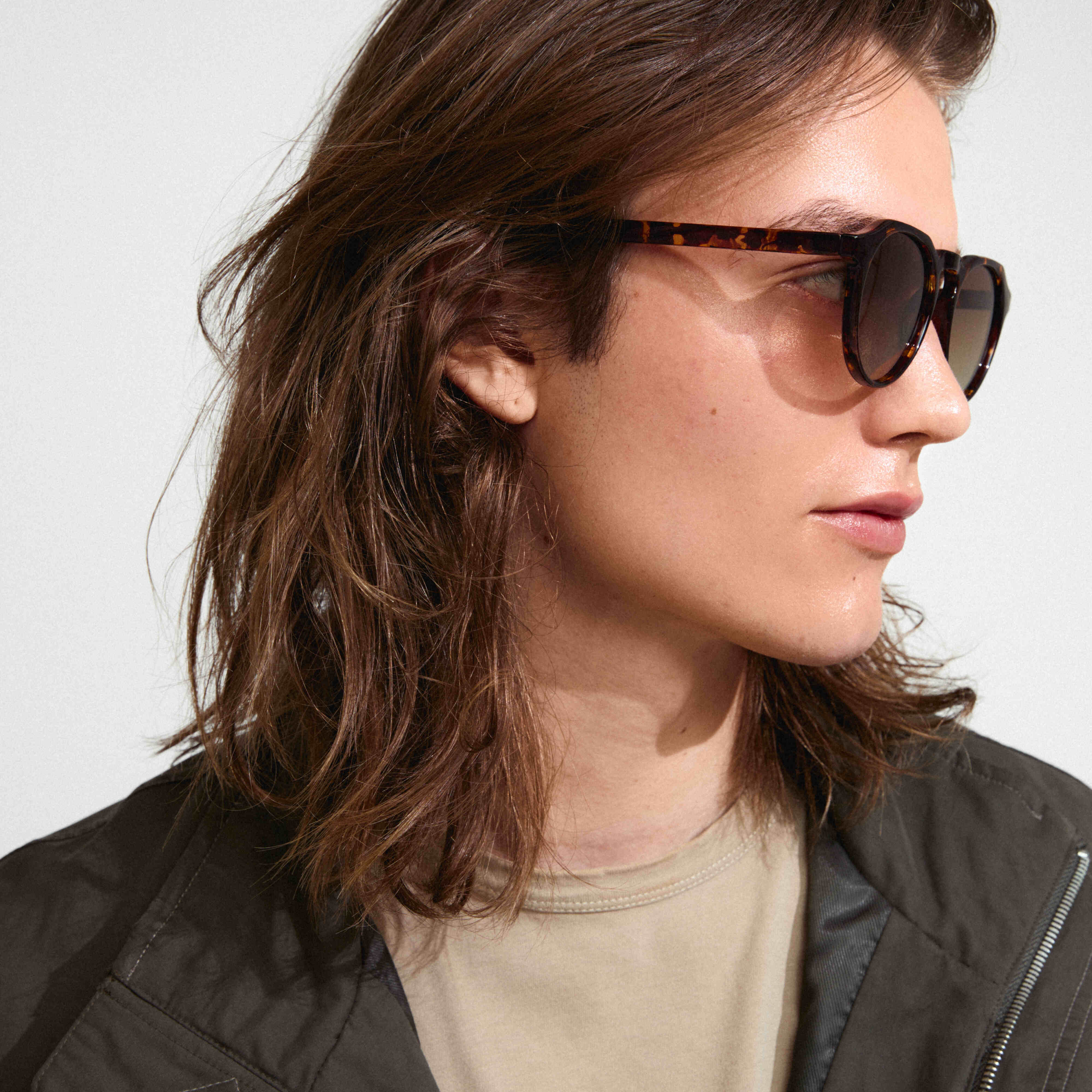 ヘラクレス　162mm PILGRIM ALEJANDRA sunglasses tortoise brown
