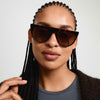 ALESSANDRA sunglasses tortoise brown