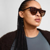 ALESSANDRA sunglasses tortoise brown