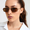 AMIYAH sunglasses brown/silver