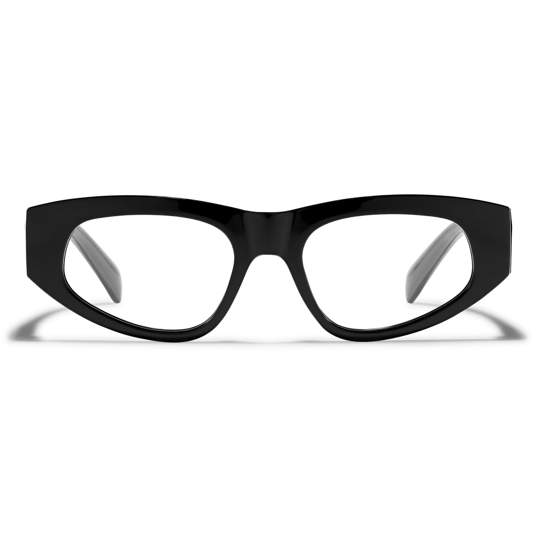 JUNIE recycled sunglasses black/clear