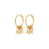 MSF RECYCLED CHARMS hoop earrings