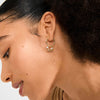 MSF RECYCLED CHARMS hoop earrings