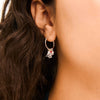MSF RECYCLED CHARMS hoop earrings