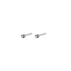 PIERCING STUDIO: Pilgrim Ear Stud for Piercing Silver Plated